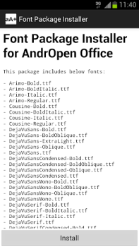 Download Font Pack Business for Android