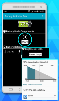Download battery indicator Tools for Android screenshot 2