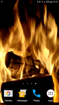 Download Fireplace Live Wallpaper Personalization for Android screenshot 3
