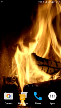 Download Fireplace Live Wallpaper Personalization for Android screenshot 4