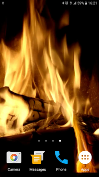 Download Fireplace Live Wallpaper Personalization for Android screenshot 7