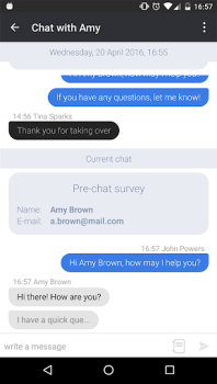 Download LiveChat Business for Android screenshot 3