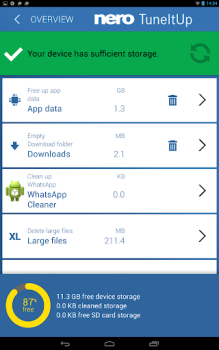 Download Nero TuneItUp | Boost & Clean Tools for Android screenshot 2