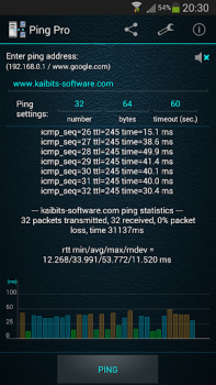 Download Ping Pro Tools for Android screenshot 3