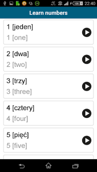 Download Learn Polish - 50 languages Education for Android screenshot 5