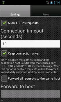 Download Proxy Server Tools for Android screenshot 3