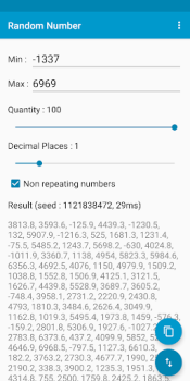 Download Random Number Tools for Android screenshot 3