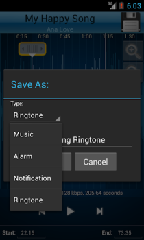 Download MP3 Cutter and Ringtone Maker Music and audio for Android screenshot 4