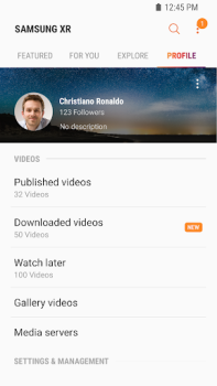 Download Samsung VR видео Video Players & Editors for Android screenshot 4