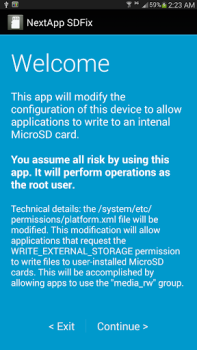 Download SDFix: KitKat Writable MicroSD Tools for Android