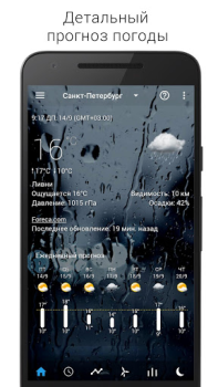 Download Sense Flip Clock & Weather Weather for Android screenshot 2