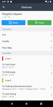Download Metro Shanghai Subway Travels for Android screenshot 7