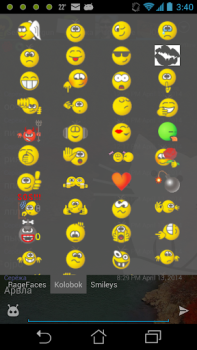 Download Kolobok smileys for Ace IM Contact for Android screenshot 2