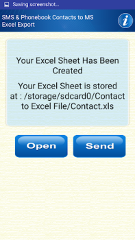 Download Save Phonebook & SMS to Excel Tools for Android screenshot 3