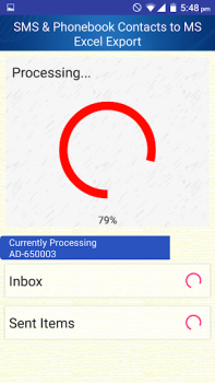 Download Save Phonebook & SMS to Excel Tools for Android screenshot 5