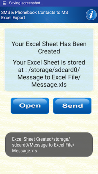 Download Save Phonebook & SMS to Excel Tools for Android screenshot 6