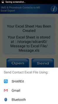 Download Save Phonebook & SMS to Excel Tools for Android screenshot 7