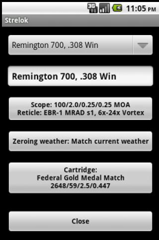 Download Strelok. Ballistic calculator Sport for Android screenshot 5