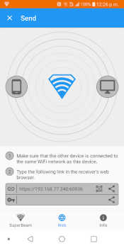 Download SuperBeam | WiFi Direct Share Contact for Android screenshot 5
