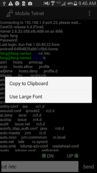 Download Mobile Telnet Contact for Android screenshot 7