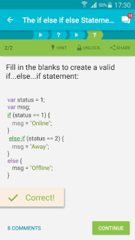 Download Learn JavaScript Education for Android screenshot 3