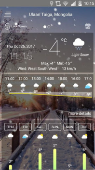 Download Weather forecast Weather for Android screenshot 5