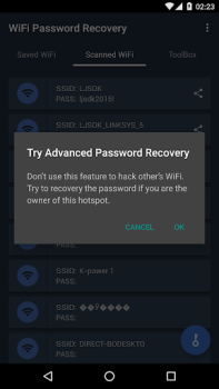 Download WiFi Password Recovery Tools for Android screenshot 3