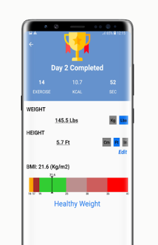 Download Home Workout - Fit in 28 Days Health & Fitness for Android screenshot 5