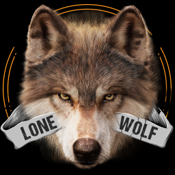 Logo Lone Wolf Wallpaper + Keyboard