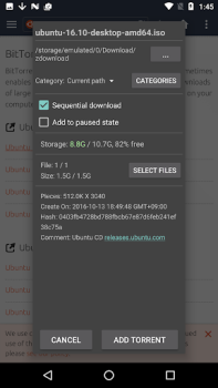Download zetaTorrent Tools for Android screenshot 2
