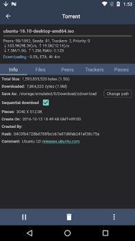 Download zetaTorrent Tools for Android screenshot 4