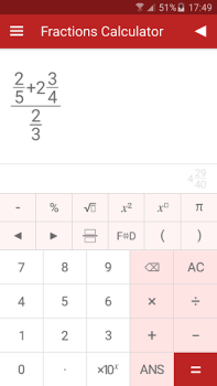 Download Fractions Calculator Education for Android screenshot 2