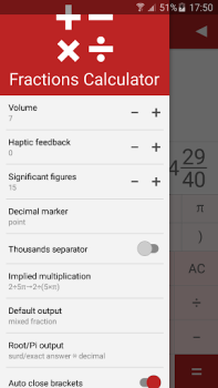 Download Fractions Calculator Education for Android screenshot 4