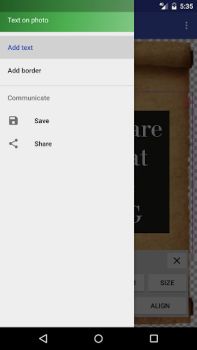 Download Add text to the photo Photo for Android screenshot 2