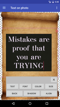 Download Add text to the photo Photo for Android screenshot 3
