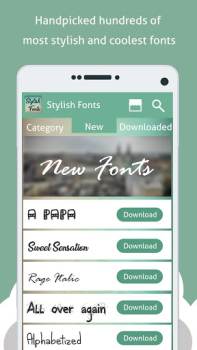 Download Stylish Fonts Personalization for Android screenshot 2