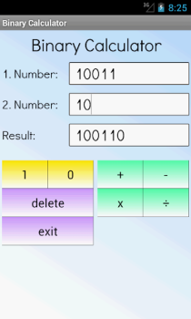 Download Binary Calculator Education for Android screenshot 2