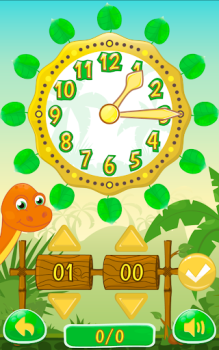 Download Dino Time: free learning clock Learning Games for Android screenshot 4