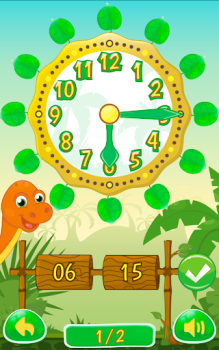 Download Dino Time: free learning clock Learning Games for Android screenshot 5