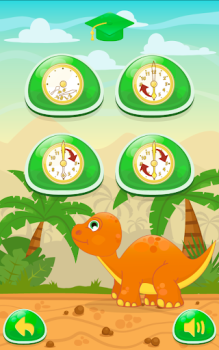 Download Dino Time: free learning clock Learning Games for Android screenshot 6