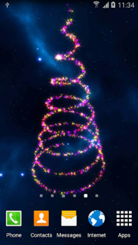 Download 3D Christmas Tree Wallpaper Personalization for Android screenshot 3