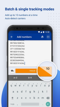 Download 17TRACK Package Tracker Work for Android screenshot 2