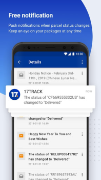 Download 17TRACK Package Tracker Work for Android screenshot 4