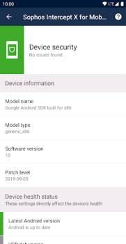 Download Sophos Intercept X for Mobile Tools for Android screenshot 2