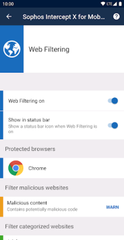 Download Sophos Intercept X for Mobile Tools for Android screenshot 4