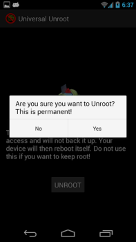 Download Universal Unroot Tools for Android screenshot 2