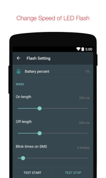 Download Flash Alerts on Call and SMS Tools for Android screenshot 3