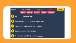 Download English Word Fill Education for Android screenshot 3