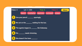 Download English Word Fill Education for Android screenshot 4