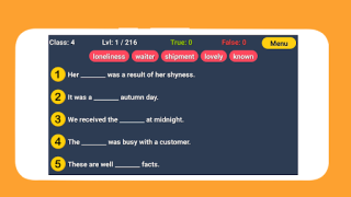 Download English Word Fill Education for Android screenshot 5